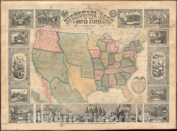 Historic Map Thayer Pictorial - 8d9b01793cd929aa748a268e37cbe1da