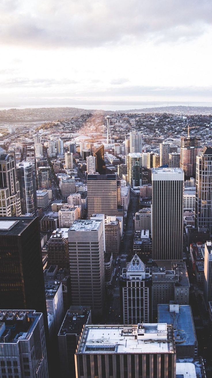 iPhone 11 Wallpaper Landscape Seattle City Country Style