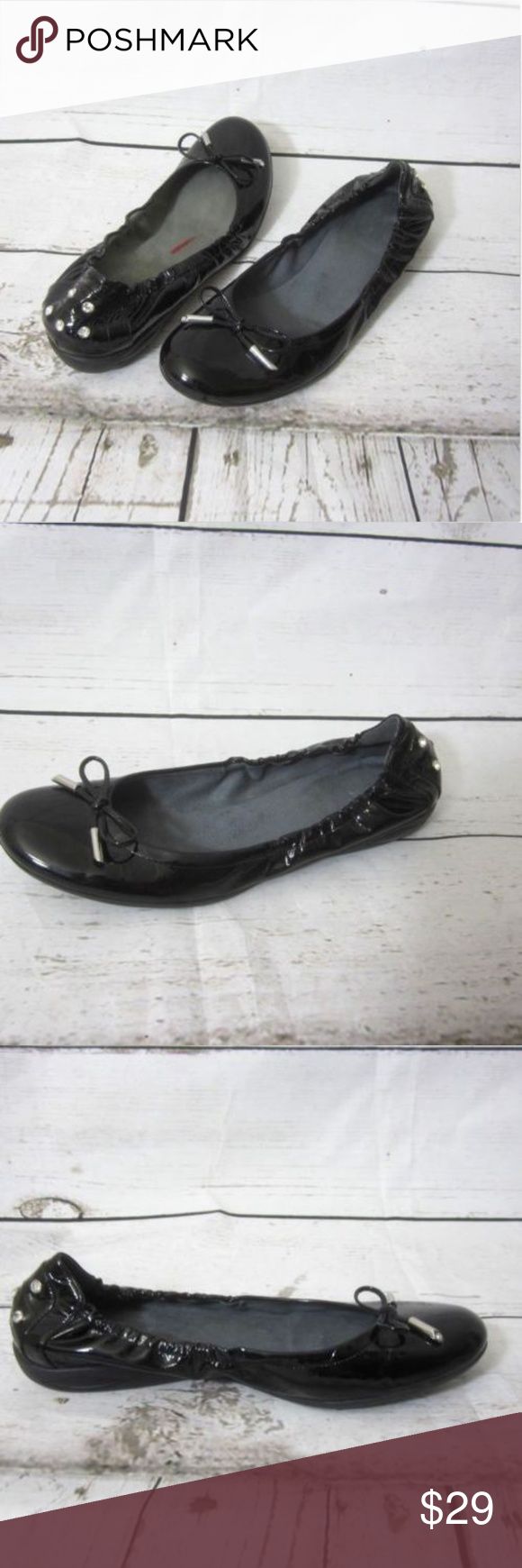 stuart weitzman black ballet flats