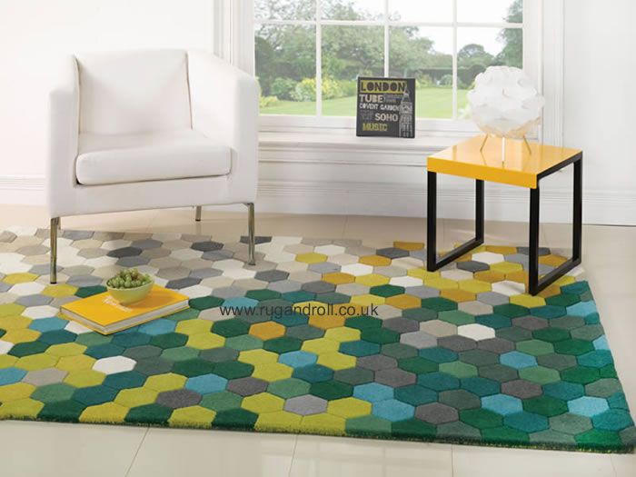 247 Best Rug And Roll Images On Pinterest Contemporary Rugs Illusion Blockbuster Multi Large Wool Handtufted Geometric Rug 160 X