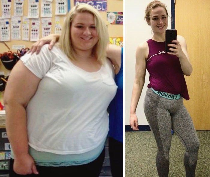 Antes y despues de bajar de peso hombres en