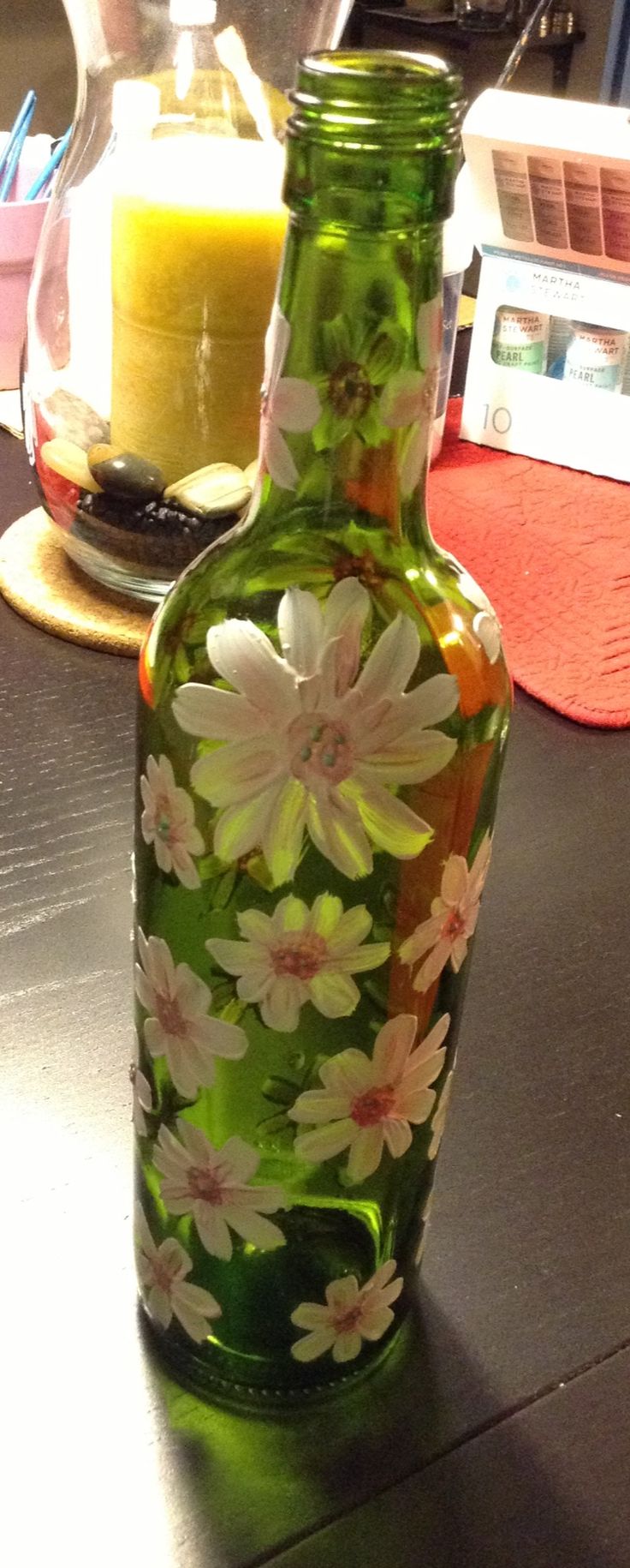 Glass Paint Wine Bottles Glass Paint Wine Bottles