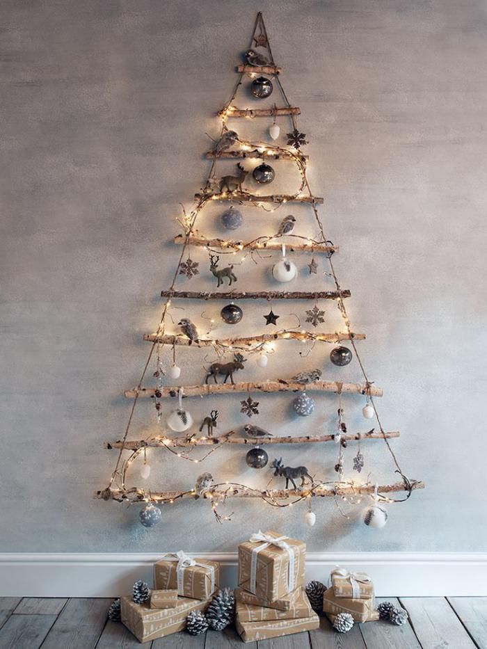 Comment se faire un arbre de noel différent et joli - 49 idées pour votre noel magique - Archzine.fr