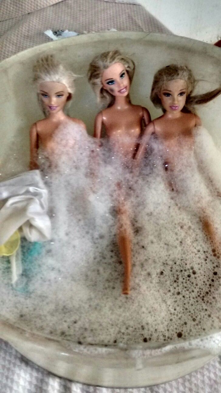 Baño de espuma barbie sale