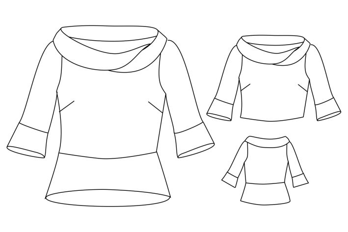 Schnittmuster Bluse 601703 in 2020 | Bluse schnittmuster Zwischenmass Schnittmuster JACKE MIT MANSCHETTEN