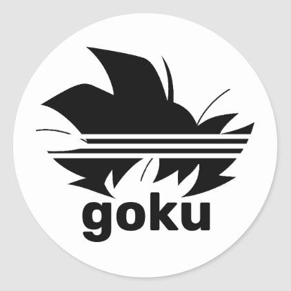 Download Adi Goku Dragon Master Anime Classic Round Sticker | Anime ...