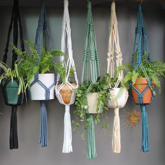 107 Best Home Decor Images On Pinterest Ideas Macrame Plant Macramé Plant Hangers In Orted Neutral Colours