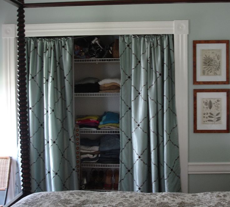 Closet Door Alternatives Ideas | Closet door alternative, Curtains for