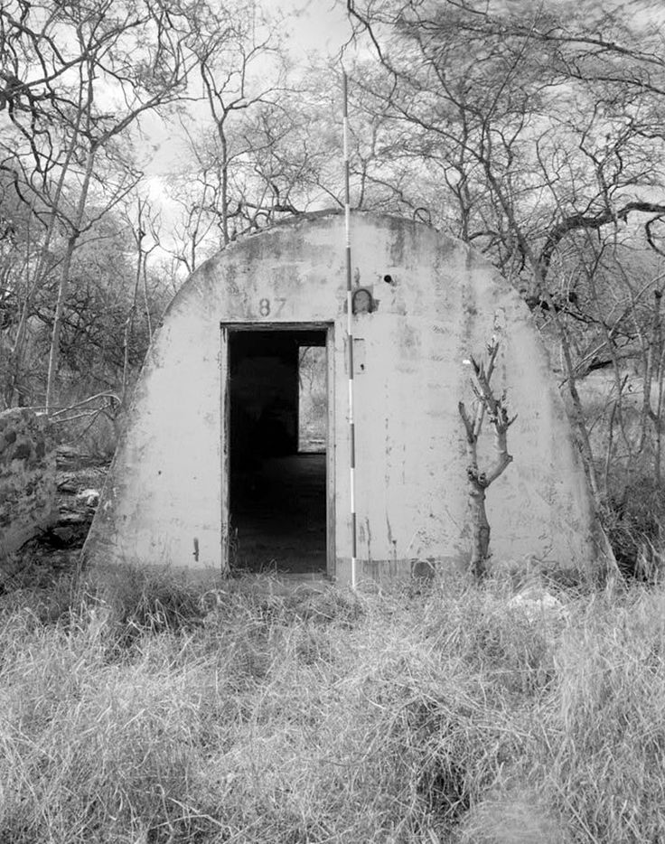 Historic Photo Naval Air Station Barbers Point, Air Raid Shelter Historic Photo Naval Air Station Barbers Point, Air Raid Shelter
