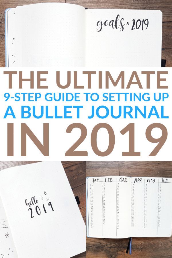 bullet journal set up