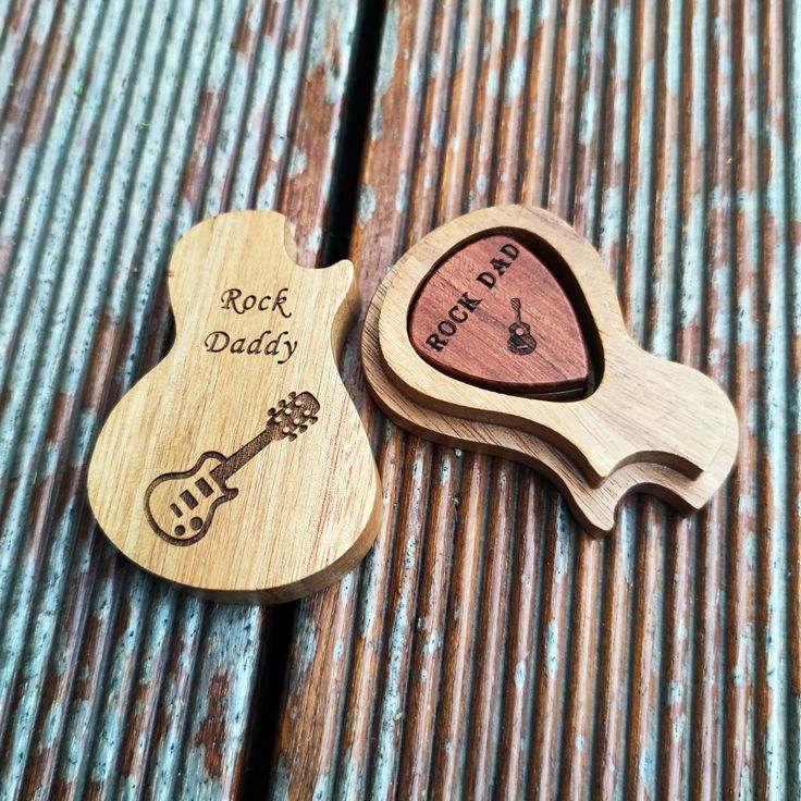 Engraved Wood Guitar Pick-You Rock! Engraved Wood Guitar Pick-You Rock!