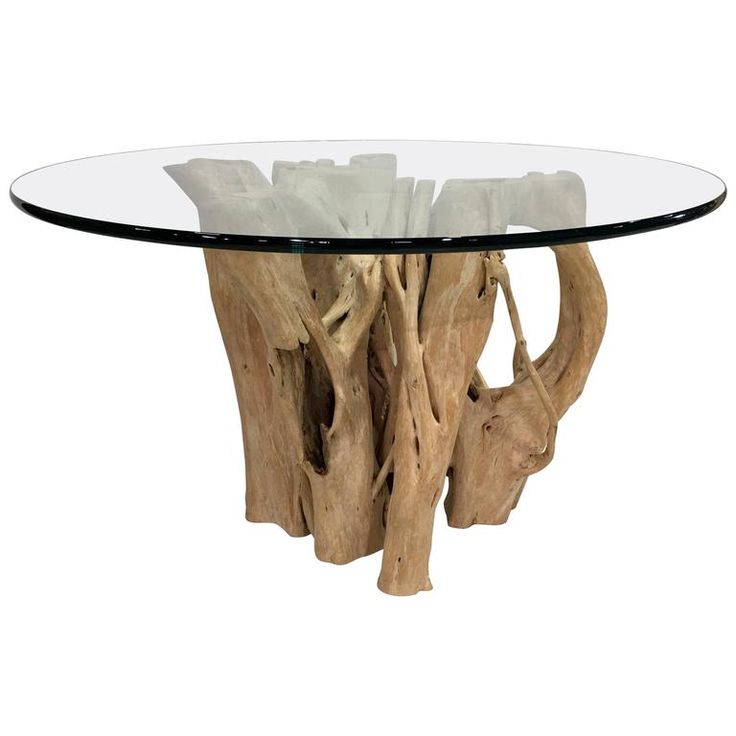 Cypress Tree Trunk Dining Table By Michael Taylor Glass Round Vintage Room Cypress Tree Trunk Dining Table By, Round Table Cypress