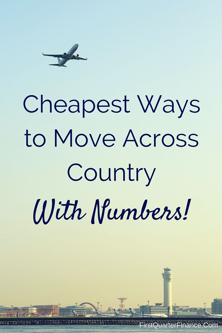Best options for moving across country