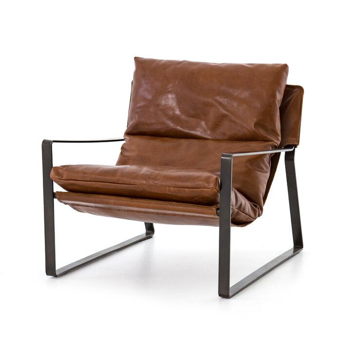Brayden Studio Doutzen Armchair Wayfair Leather Accent Chair Sling Chair Chair