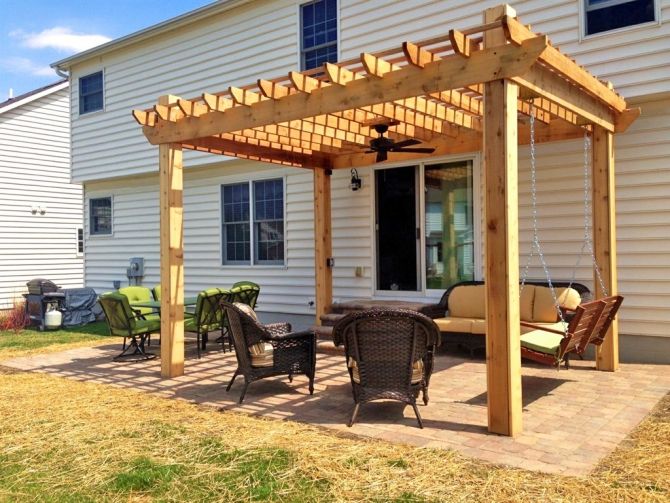Best 25+ Pergola Swing Ideas On Pinterest Patio Swing, Pergola Pergola with a ceiling fan and porch swing - Best 25+ Pergola Swing Ideas On Pinterest Patio Swing, Pergola