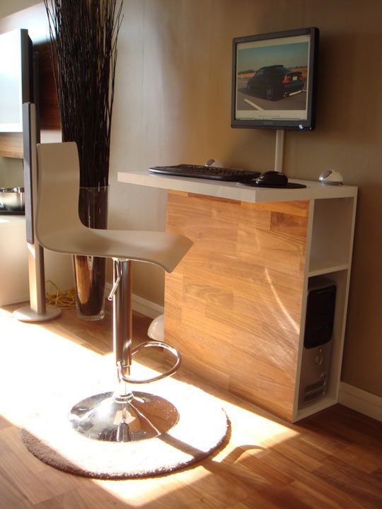 hide computer tower Google Search Computer desk design