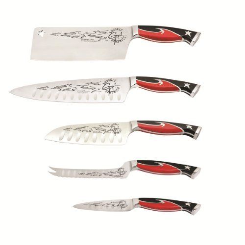 guy fieri knife set with block
