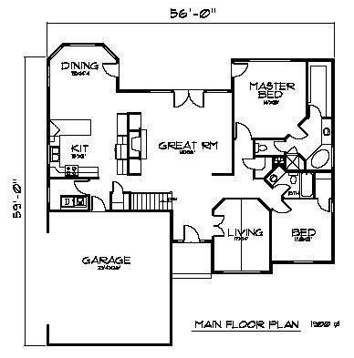Simple House Plan With 2 Bedrooms And Garage 403 best house plans images on pinterest | small house plans Simple House Plan With 2 Bedrooms And Garage 403 best house plans images on pinterest | small house plans