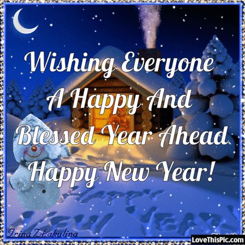 Wishing Everyone A Happy And Blessed New Year Pictures, Photos, and