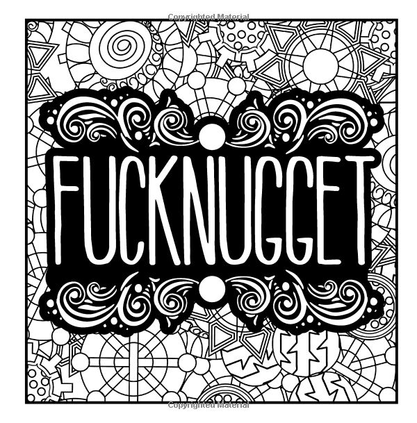 Amazon A Swear Word Coloring Book For Adults Sweary AF F