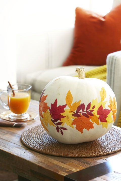 60+ Easy Painted Pumpkins Ideas - No Carve Halloween Pumpkin Painting & Decorati...