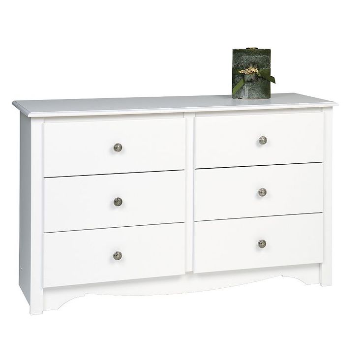 Prepac Monterey 6-Drawer Dresser in 2021 | Prepac, 6 drawer dresser