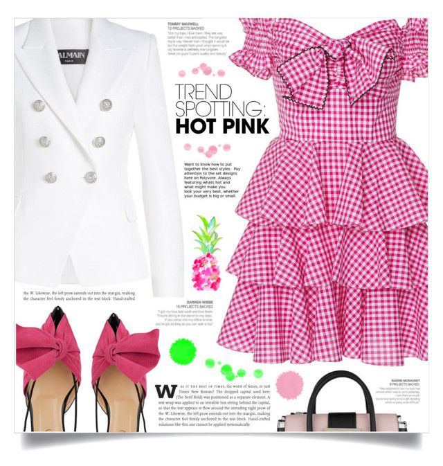 Win It Nyfw Trend Spotting Plaid Balmain And Polyvore