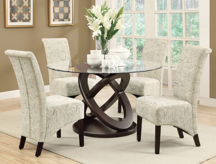 Monarch Specialties Inc 5 Piece Dining Set Room Sets Round Modern Dining Room Sets, 5 Piece Dining Room Set Round Table