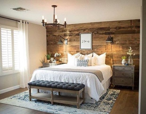 15 Gemütliche Rustikale Schlafzimmer Dekor Ideen