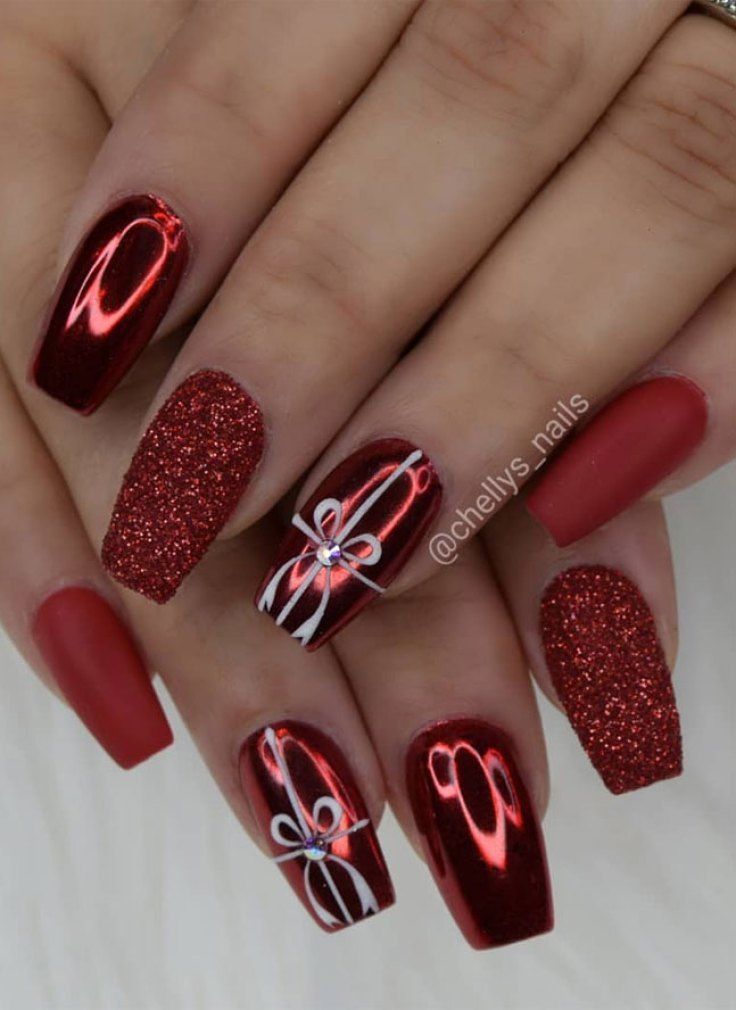 Christmas Nail Stamping Ideas