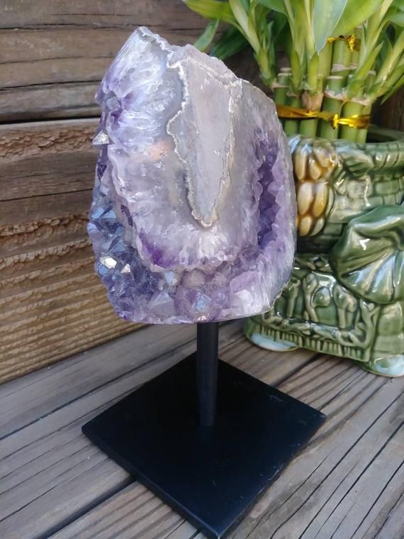 Amethyst Geode Crystal Cluster