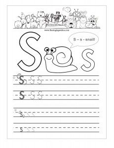free handwriting worksheets for the alphabet letter s cursive letter practice sheets free