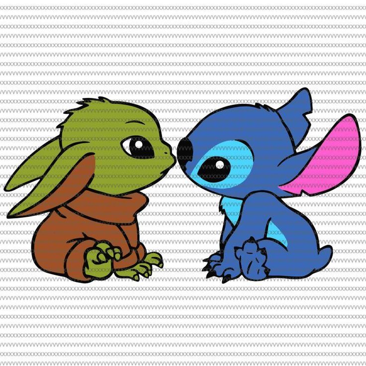 Download Baby Yoda And Stitch Mistletoe Christmas, Baby Yoda svg ...
