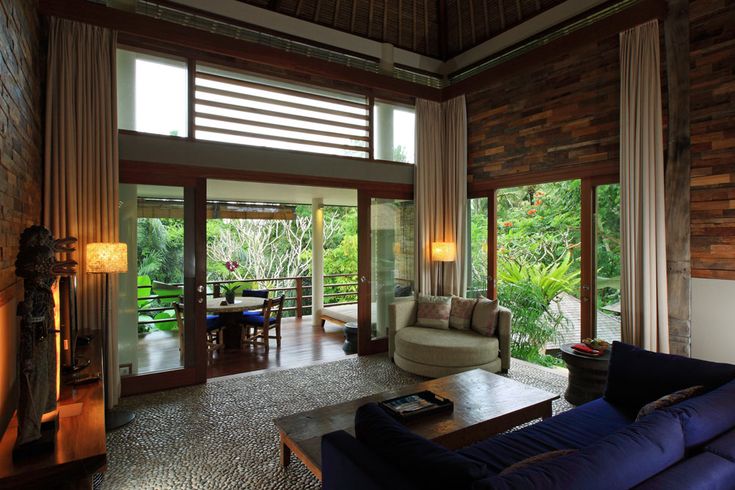 Interior villa at The Purist Villas & Spa in Bali | Beach hotel room