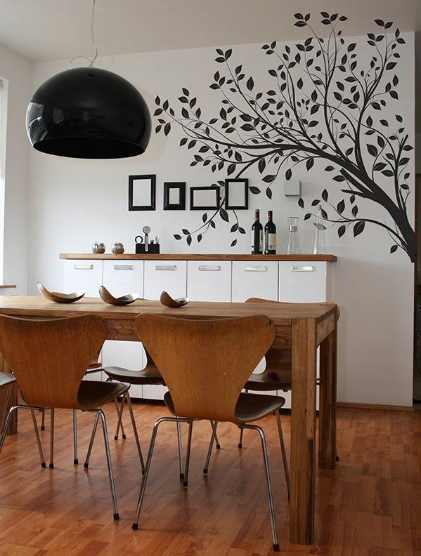 Dining Room Painted Wall Design Wall Decal Diningroom Walldesign Walldecal Dining Room Painted Wall Design Wall Decal Diningroom Walldesign Walldecal