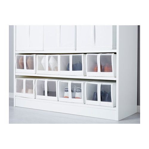 Skubb White Shoe Box 22x34x16 Cm Ikea Closet Organization Ikea Shoe Box Closet Organization, Shoe Storage Box Ikea