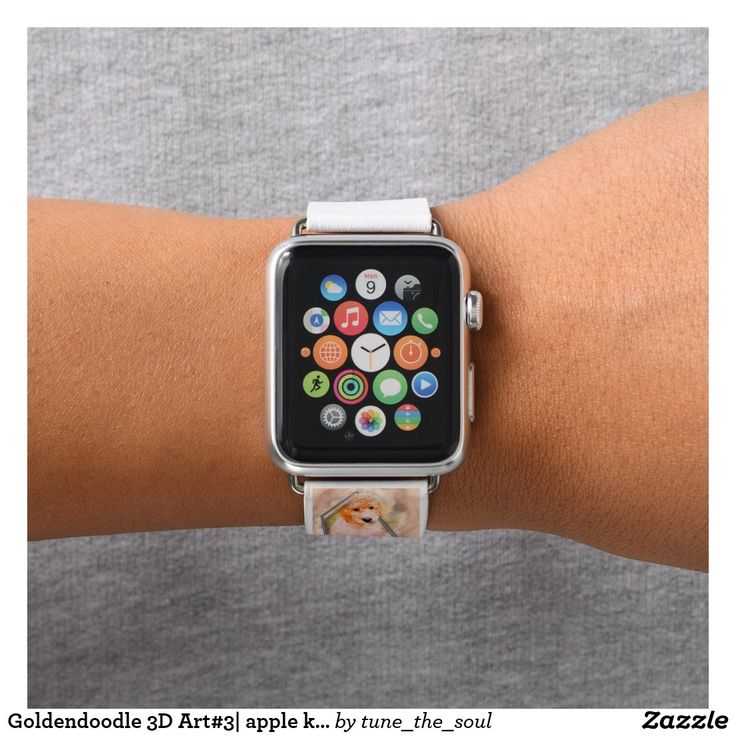 Goldendoodle 3d Art 3 Apple Kids Watches 7 Apple Watch Band Zazzle Com 38mm Apple Watch Band Apple Watch Apple Watch Bands