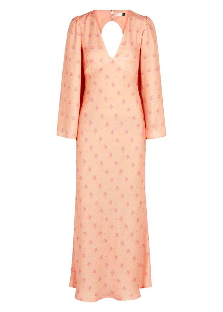 Nadia floral-print silk-blend midi dress