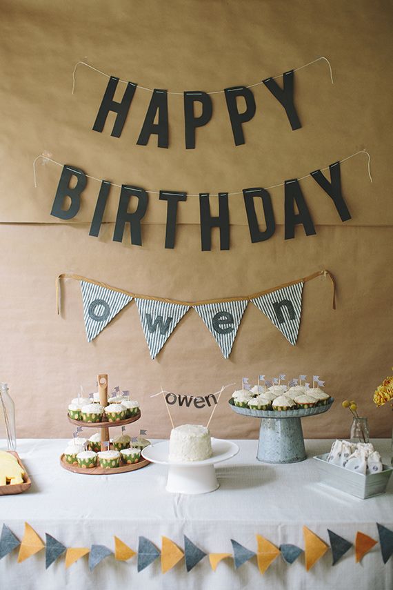 Simple Modern First Birthday For Owen From Shannon Michele