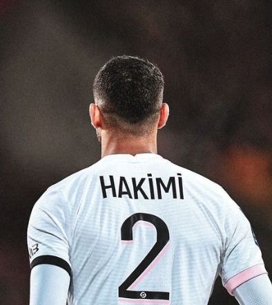 Achraf Hakimi no 2 jersey in 2024 | Soccer goal, Top soccer, Soccer players