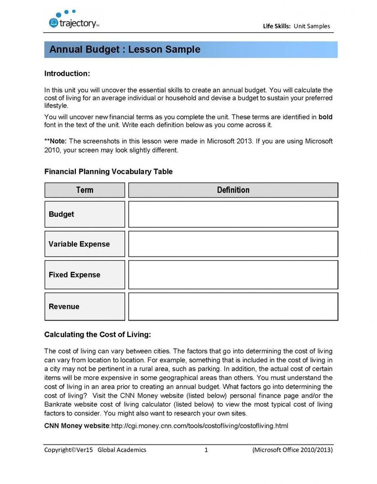 life skills vocabulary worksheets life skill worksheet