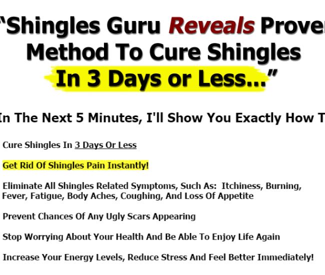 fast shingles cure the 1 shingles treatment method available