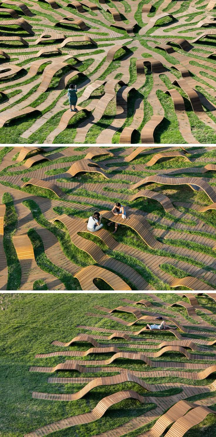 Yong Ju Lee Architecture have designed the Root Bench, a circle-shaped piece of ...