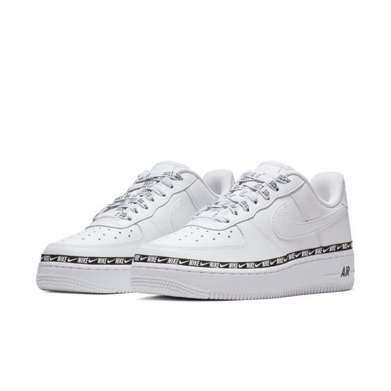 nike air force 1 overbranded white