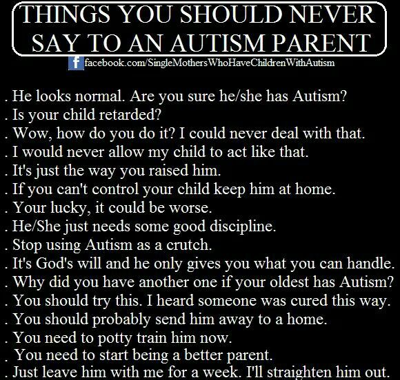 Aspergers single parent