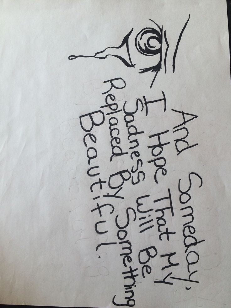 D Line Drawings Quotes : Sad quote crying drawings doodle and