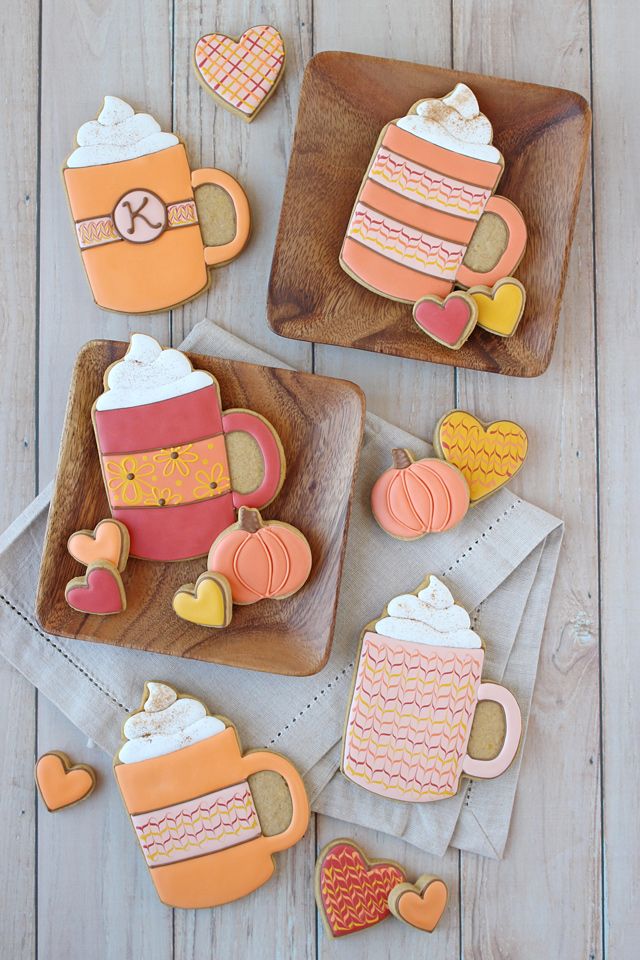 pumpkin spice mug cookies