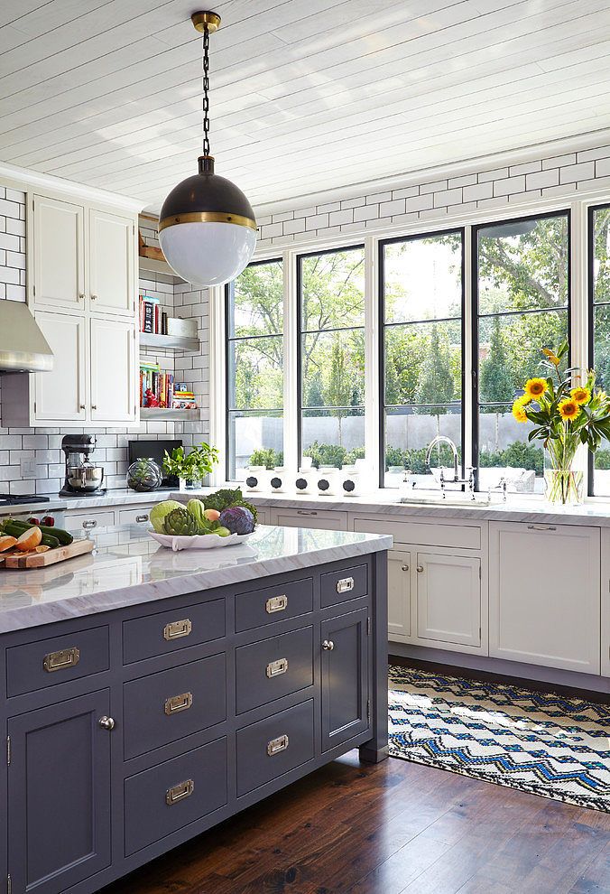 Dark grout and subway tile kitchen in nashville residence marvin windows and doors Dark grout and subway tile kitchen in nashville residence marvin windows and doors