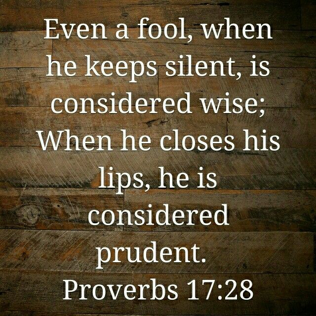 Silence Is Golden Bible Verse Silence is golden | Silence is golden, Proverbs 17, God word