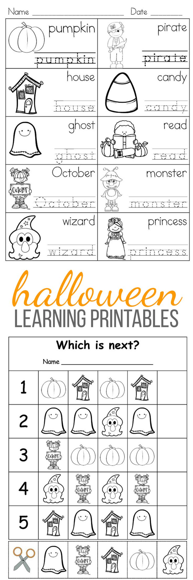free printable halloween learning activities for kids perfect for preschool kindergarten and first grade - Halloween Fun Activities For Kids free printable halloween learning activities for kids perfect for preschool kindergarten and first grade - Halloween Fun Activities For Kids